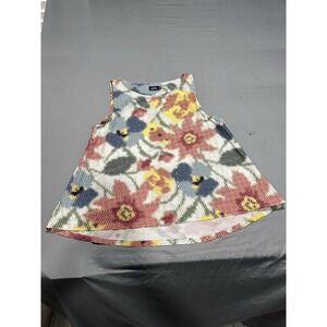 Kate Spade Saturday Abstract Floral Colorful Sleeveless Top‎ M